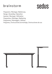 Sedus brainstorm Mode D'emploi