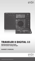 Eton TRAVELER II DIGITAL G8 Mode D'emploi