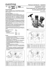oventrop 4205554 Instructions De Montage