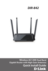 D-Link DIR-842 Guide D'installation Rapide