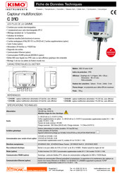 Kimo Instruments C310 Données Techniques