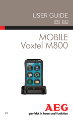 AEG Voxtel M800 Mode D'emploi