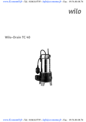 Wilo Drain TC 40 Fiche Technique