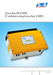 Sma Sunny Boy SB 2100TL Mode D'emploi