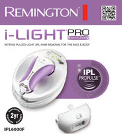 Remington i-LIGHT PRO Face & Body IPL6000F Mode D'emploi