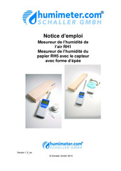 humimeter.com RH1 Notice D'emploi