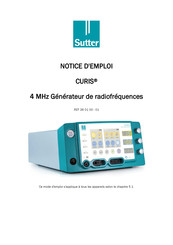 Sutter CURIS Notice D'emploi