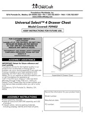 Child Craft Universal Select F09402 Instructions De Montage