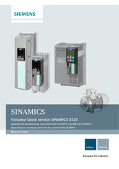 Siemens SINAMICS CU230P-2 Mise En Route