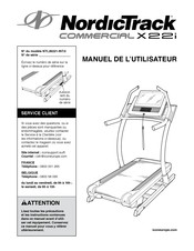 NordicTrack Commercial X22i Manuel De L'utilisateur