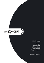 oneConcept Magic-Carpet Mode D'emploi