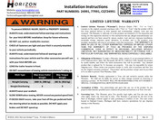 Horizon Global 77991 Instructions D'installation
