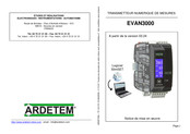 Ardetem EVAN3000 Notice De Mise En Œuvre