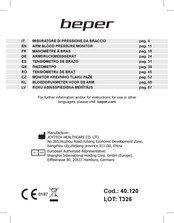 Beper 40.120 Manuel D'instructions
