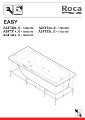 Roca EASY A24T33 Serie Instructions D'utilisation