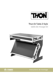 thomann Thon DJ Table Z-Style Instructions De Montage