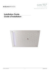 aquabrass cura 957 Guide D'installation