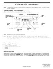 Electrolux Tappan TED367CJS1 Mode D'emploi