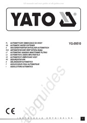 YATO YG-09510 Instructions