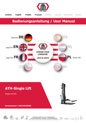 ATH-Heinl Single Lift 35M Manuel D'utilisation