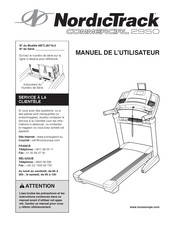 NordicTrack Commercial 2950 Manuel De L'utilisateur