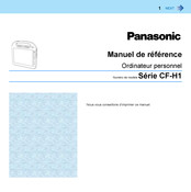 Panasonic CF-H1 Série Manuel De Référence