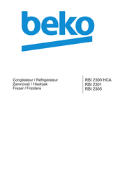 Beko RBI 2300 HCA Notice D'utilisation