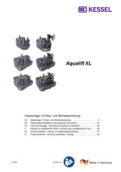 Kessel Aqualift XL Serie Instructions De Pose Et D'utilisation