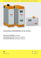 Steca StecaGrid 500 Instructions D'installation Et De Service