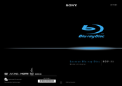Sony BDP-S1 Mode D'emploi