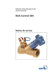 KSB BOA-Control SBV Notice De Service