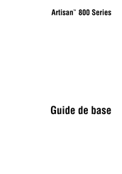 Epson Artisan 800 Série Guide De Base