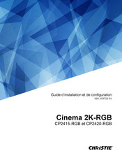 Christie CP2420-RGB Guide D'installation Et De Configuration