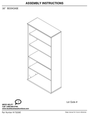 Bush Business Furniture SCB136WH Instructions De Montage