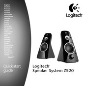 Logitech Z520 Guide Demarrage Rapide