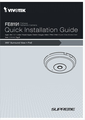Vivotek FE8191 Guide D'installation Rapide