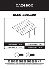 CAZEBOO KLEO 450L300 Mode D'emploi