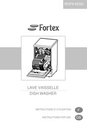 Fortex WQP8-9239J Instructions D'utilisation