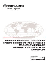Honeywell FIRE-LITE ALARMS MS-9600UDLS Manuel
