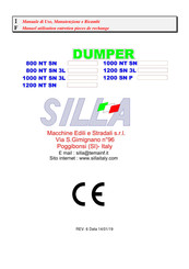 SILLA 800 NT SN Manuel D'utilisation Et D'entretien Et Pièces De Rechange