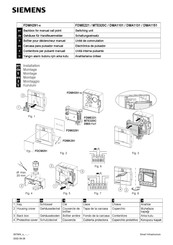 Siemens MTE320C Guide De Montage
