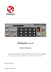 D16 Group Redoptor Guide Utilisateur