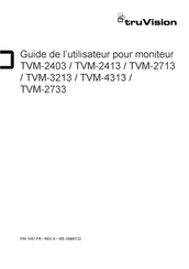 TruVision TVM-2733 Guide De L'utilisateur