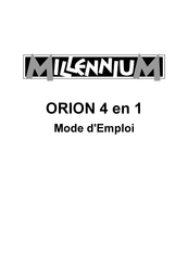 Millenium ORION 4 en 1 Mode D'emploi