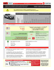Fortin EVO ONE THAR-FOR4 Instructions De Montage