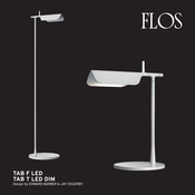 FLOS TAB F LED Instructions D'installation Et D'emploi