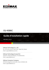 Edimax EU-4306C Guide D'installation Rapide