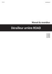 Shimano ROAD Serie Manuel Du Revendeur