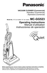 Panasonic Quiet MC-GG523 Manuel D'utilisation