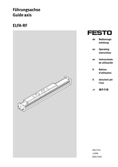 Festo ELFA-RF 70 Notice D'utilisation